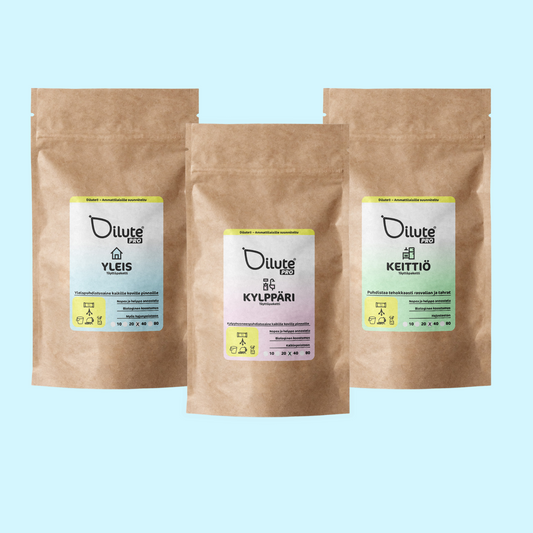 Dilute® MAX siivouspaketti