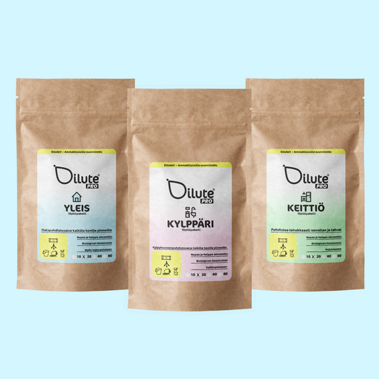 Dilute® PLUS siivouspaketti