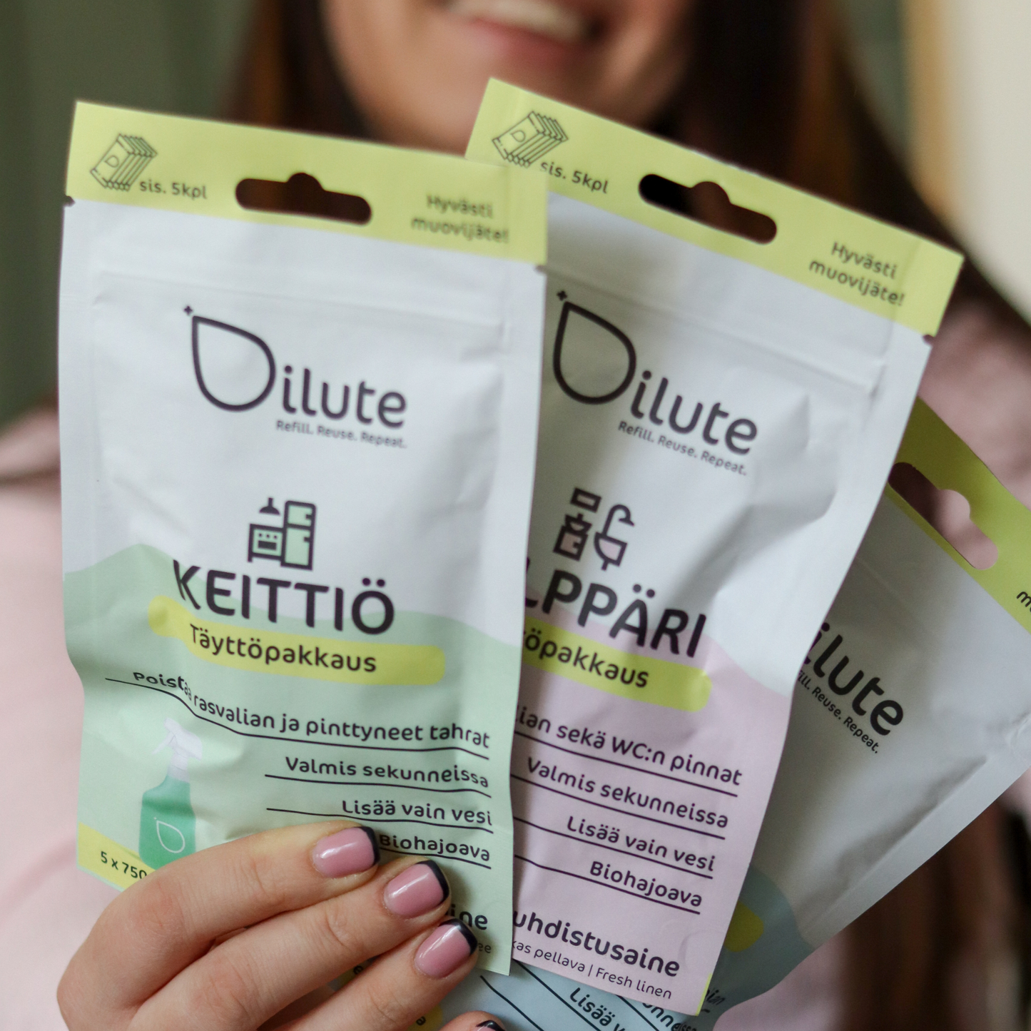 Keittiö puhdistusaine täyttöpaketti