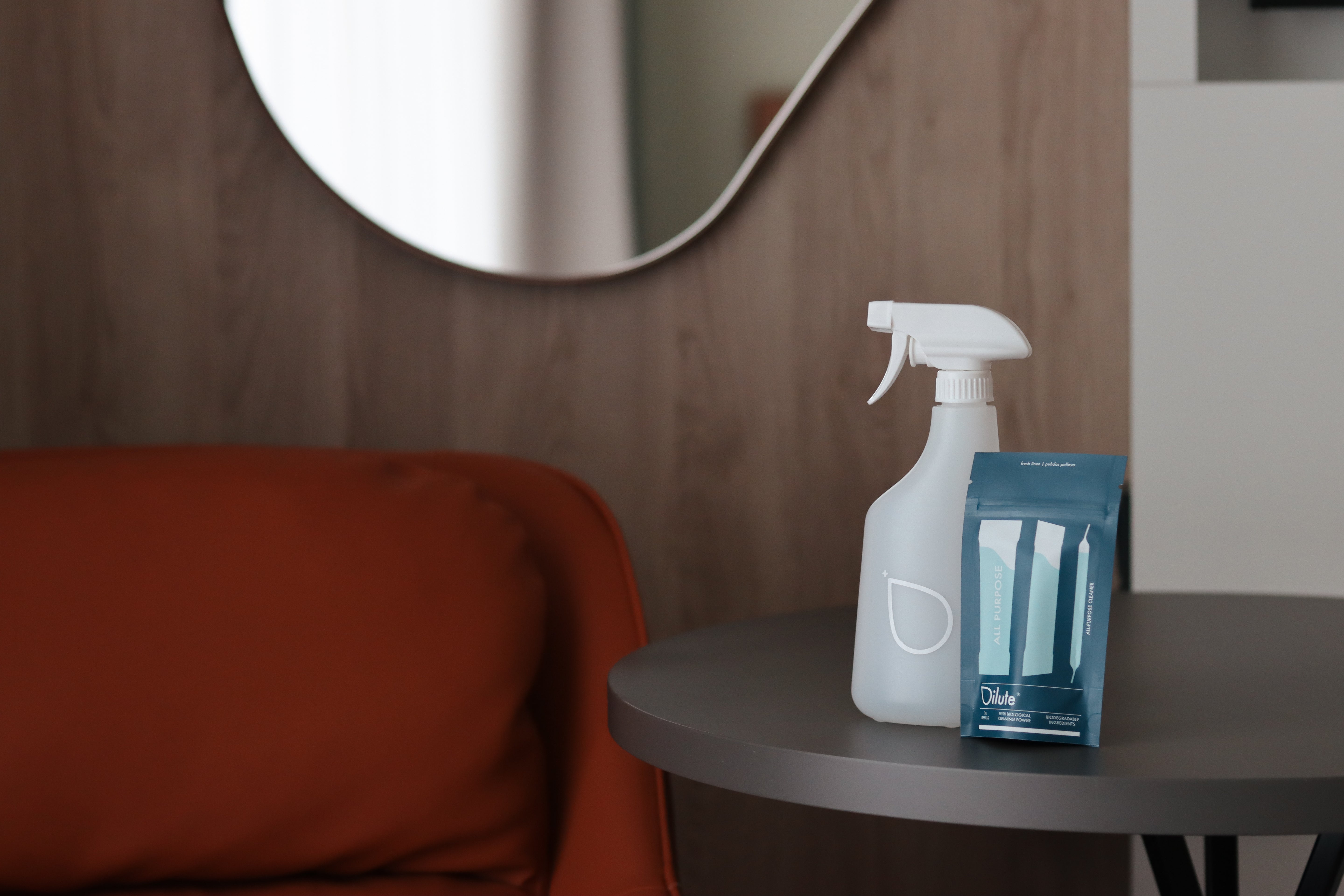 Dilute All Purpose Cleaner täyttöpakkaus ja uudelleentäytettävä suihkepullo