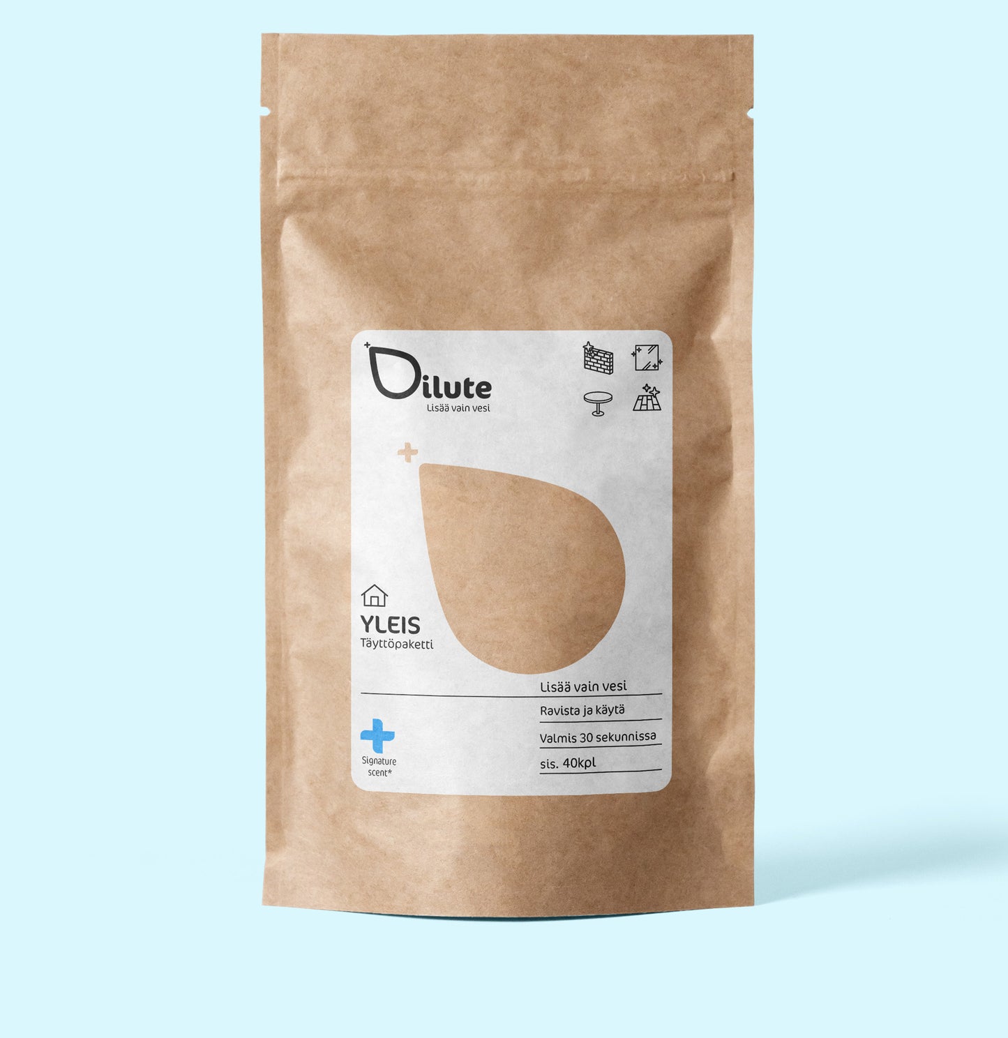 Dilute - YLEIS täyttöpaketti 40 kpl