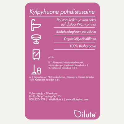 Käyttöliuosetiketti