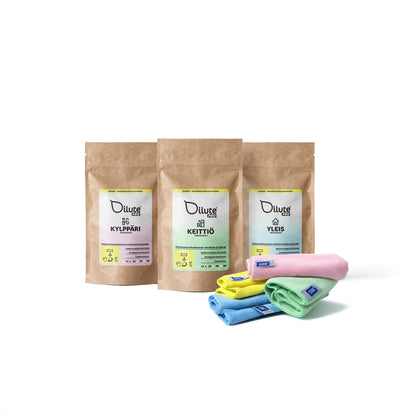Dilute® Pro siivouspaketti S