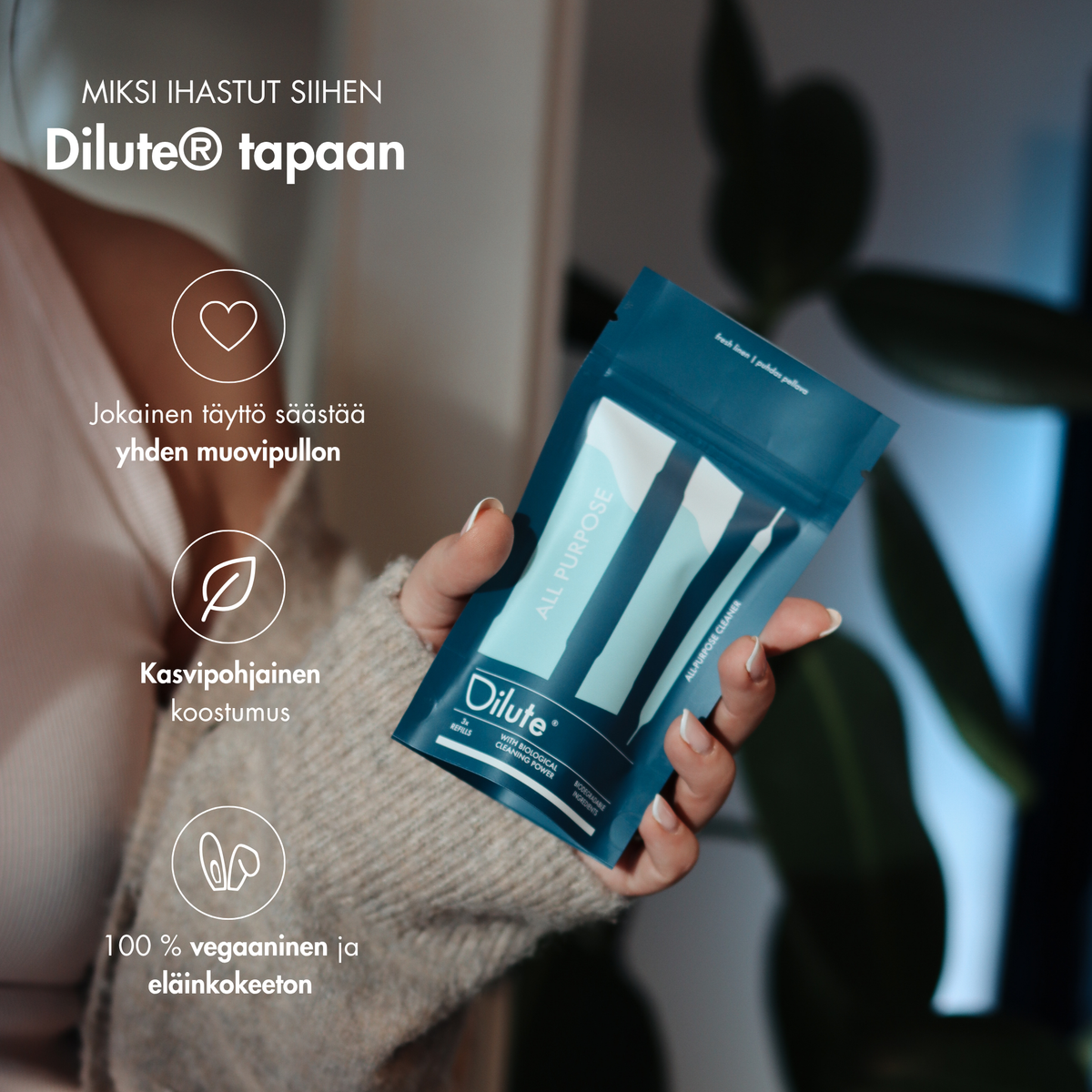 Yleispuhdistusaine täyttöpakkaus